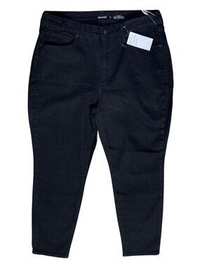 New Old Navy Women's Black Jeans O.G. Straight Size 14 High Rise